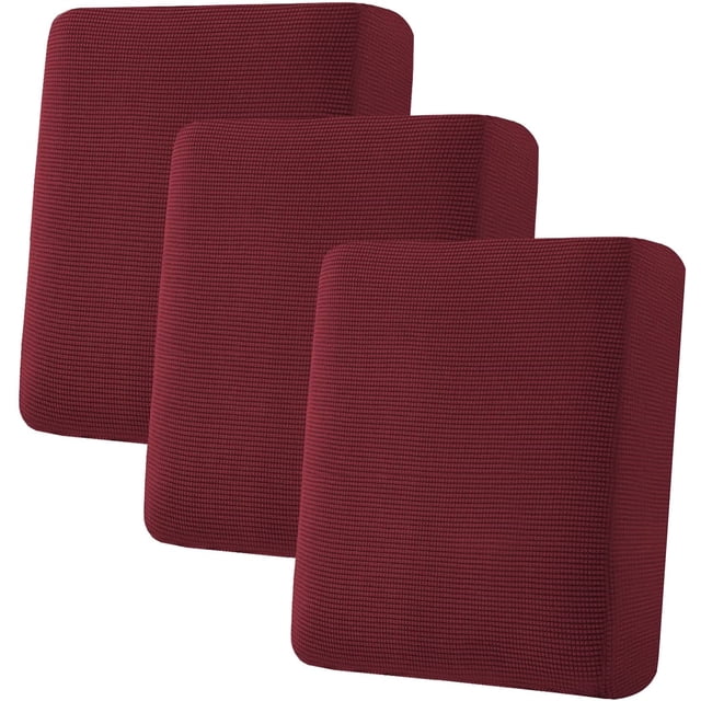 Super Stretch Stylish Cushions Covers/Furniture Cover Spandex Jacquard Small Checked Pattern Super Soft Slipcover Washable Individual