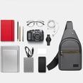 thumbnail image 5 of Crossbody Bags Sling Bag For Men Women Shoulder Backpack Chest Bags Daypack for Hiking Camping Outdoor Trip, 5 of 7