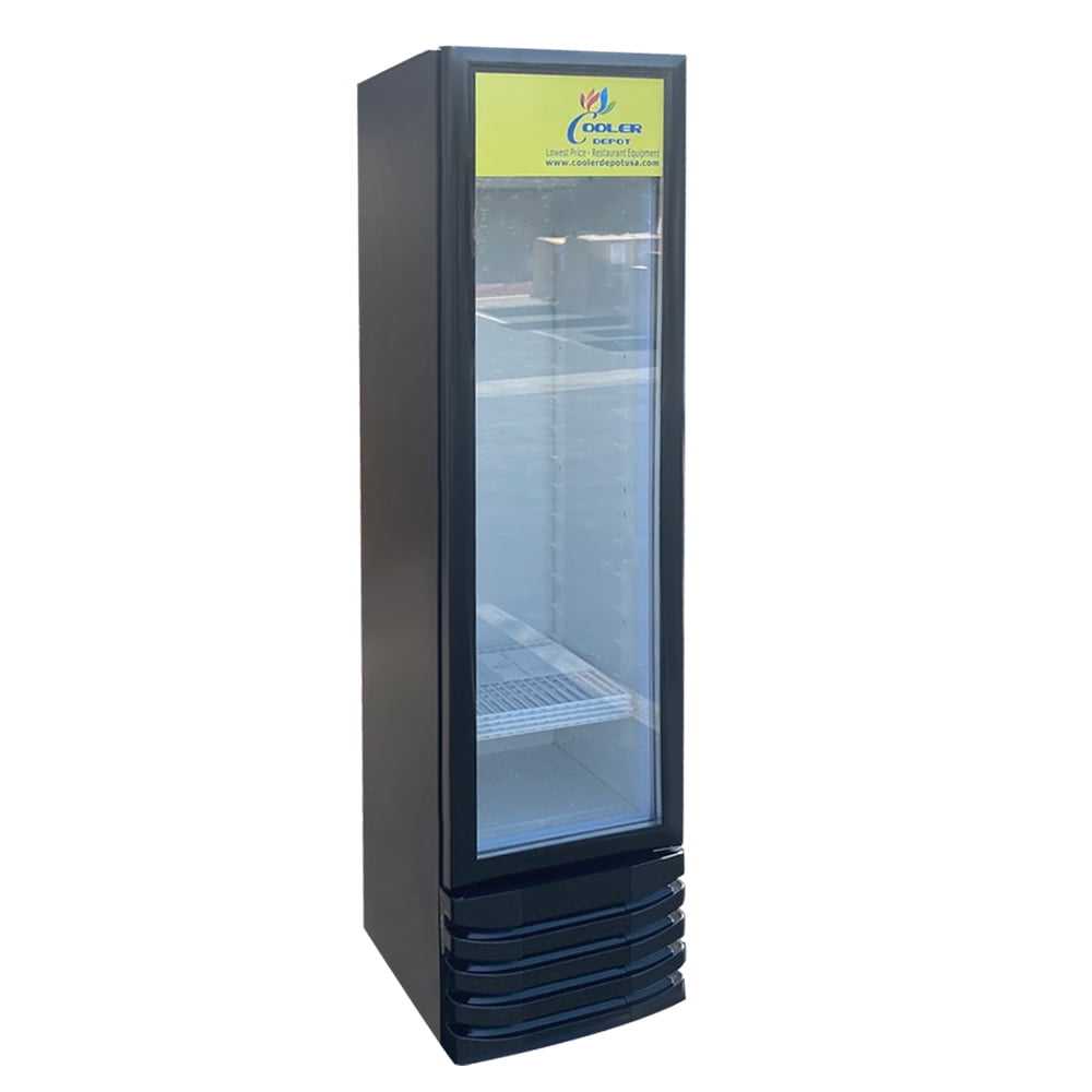 4.3 cu ft Commercial Refrigerator Glass 1Door Merchandiser Display