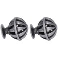 thumbnail image 3 of Wardrobe Knob, 2Set Hollow Cabinet Knob  For Bathroom For Kitchen For Office 366 Birdcag Antique Silver, 3 of 8