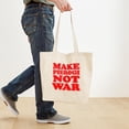 thumbnail image 4 of CafePress - Make Pierogi Not War Apron Tote Bag - Unisex Canvas Tote Bag, Beige, 1-Piece, 4 of 7