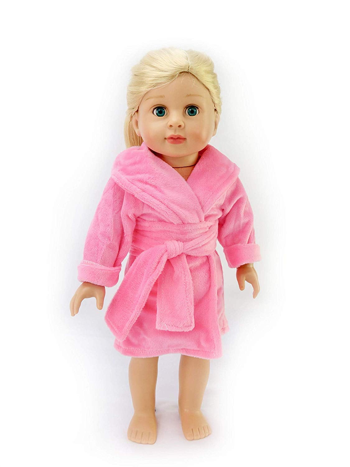 Pink Bathrobe For 18 inch dolls