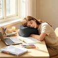 thumbnail image 6 of romoty Ergonomic Desk Nap Pillow Memory Foam, 10.2 x 9.8 Inches Black Face Down Sleeping Cushion with Arm Rest Hole for Office School Desk, 6 of 6