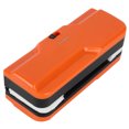 thumbnail image 3 of Glass Cleaner, Washing Double-Side Glass Wiper, With 2 Rags Mirrors For Office Home Car Windshields Orange, 3 of 8