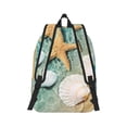thumbnail image 3 of Daiia Starfish And Seashell Vintage Canvas Backpack for Men and Women ,Hiking Backpack,Travel Laptop Bag for School,Large Capacity Backpack, 3 of 8