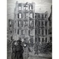 thumbnail image 2 of Triangle Shirtwaist Fire. 'Girls Wanted'. Three Women Standing Across Street From The Burned-Out Shell Of A Building, 2 of 2