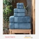 thumbnail image 3 of Toallas de baño TEXTILOM 100% algodón turco, 6 unidades, azul medio, 3 of 6