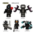 thumbnail image 3 of Monitor Man & Toilet Man Building Blocks Kit - KDL834/K2226 Monitor Man Model (11g) - Creative Assembly Toy Set for Kids and Collectors, 3 of 3