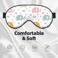 thumbnail image 5 of Rocae Little Elephant for Mask for Women Men, Luxury Eye Cover Eye Shade with Adjustable Strap for Travel, Nap, Meditation, 5 of 7