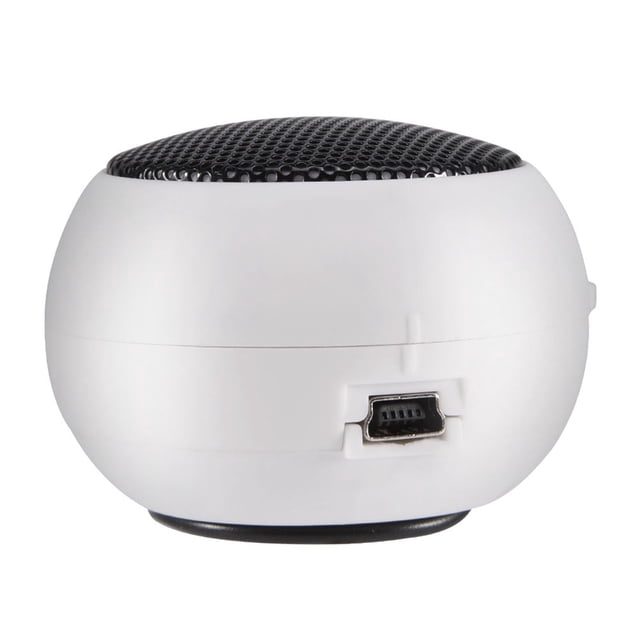 Mini Portable Travel 3.5mm Loud Speaker, Built in Battery, Pure Sound Quality, Retractable Design, for Mobile Phone MP3 PC