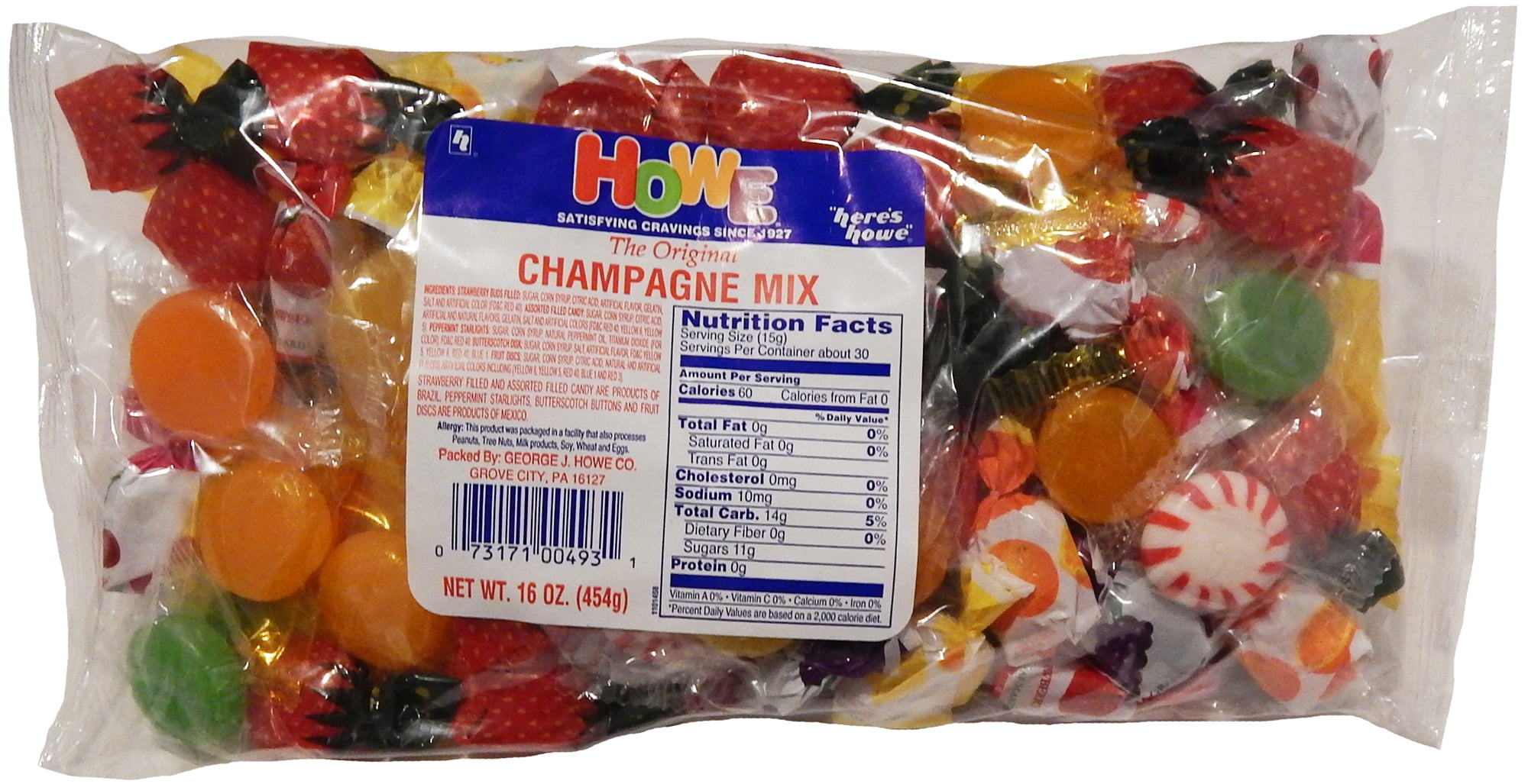 Howe Champagne Mix Candy, 16 oz