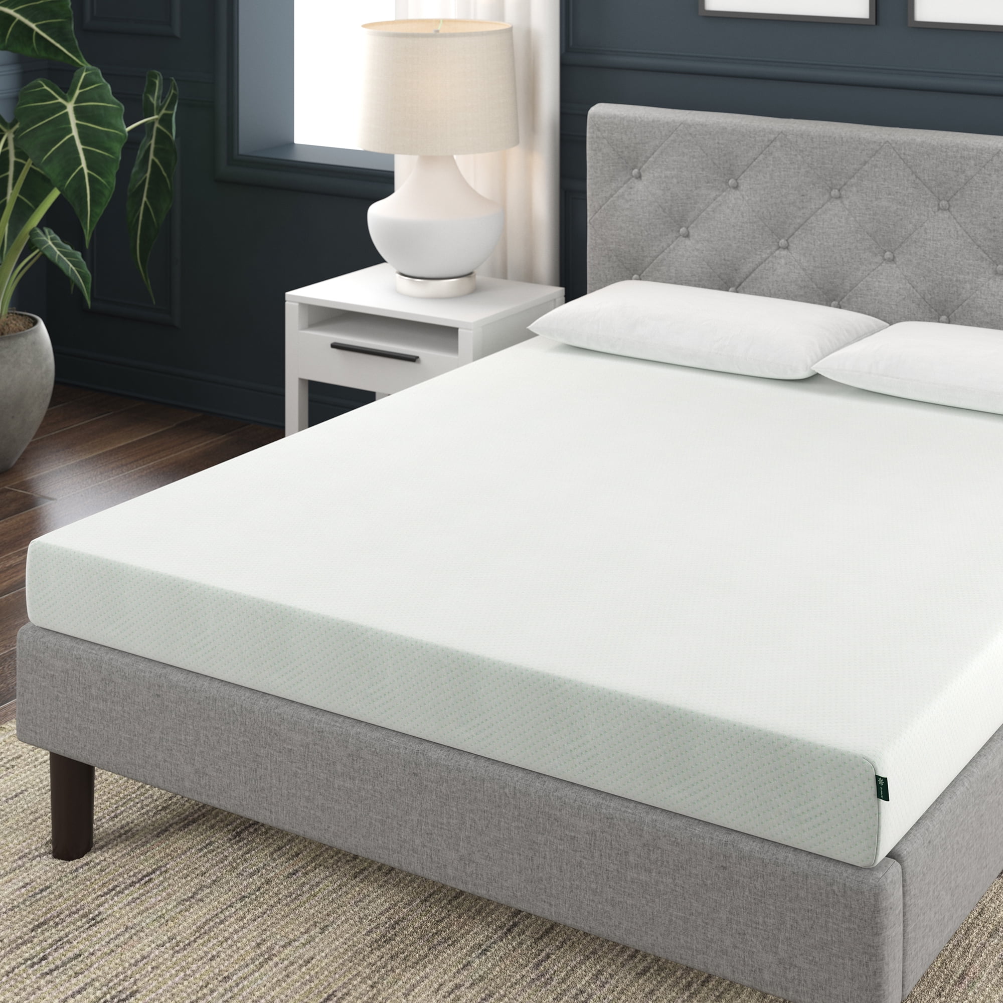 Zinus Spa Sensations Green Tea Rest Well 6" Medium Memory Foam Mattress, King