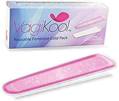 VagiKool - Reusable Postpartum Cold-Pack & 10 Komfort-Fit Sleeves - Flexible Cold Packs - Made in the USA