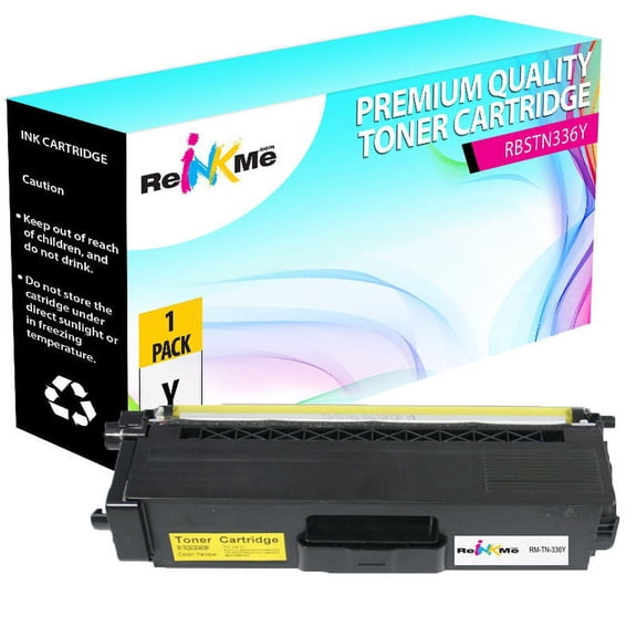 ReInkMe Compatible TN-336Y Yellow Toner Cartridge for Brother HL-L8250 L8350