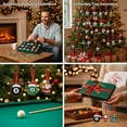 thumbnail image 5 of Billiards Theme Advent Calendar, 2025 Christmas Countdown Calendar with 24 Pool Ball Ornaments, Creative Xmas Tree Acrylic Hanging Decoration Gift for Men Holiday Decor, 5 of 7