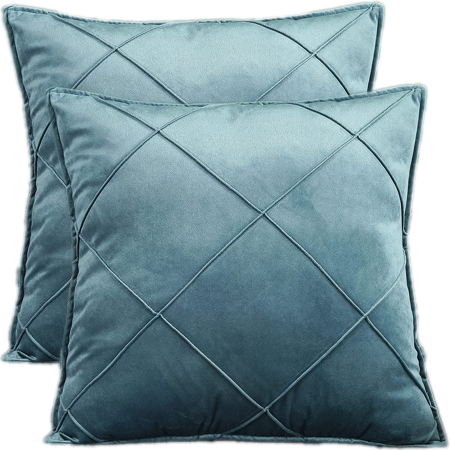 18'' Square Velvet Nordic Geometric Cushion Cover Throw Pillow Case Sofa Decor 