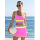 thumbnail image 5 of Set de bikini Popvil con cintura alta y falda 2026, 5 of 6