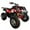 Red/Red, variant on X-Pro Brand New 200cc Gas ATV, with Automatic Transmission w/Reverse 23"/22" Aluminum Rim Wheels
