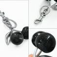 thumbnail image 6 of Soda Candy Cherry Bag Charm Purse Cute Keychains for Women Car Keyrings Leather Handbags Made of Metal Hardware and Glittering Resin, 6 of 6