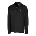 thumbnail image 2 of Men's Cutter & Buck Black NC State Wolfpack Vault Advantage Tri-Blend Pique Big & Tall Long Sleeve Polo, 2 of 3