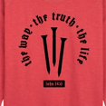 thumbnail image 2 of Instant Message - The Way The Truth The Life - Women's Lightweight French Terry Pullover, 2 of 6