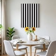 thumbnail image 6 of Canvas Wall Art Black and Canvas Art Print White Stripe Pictures Wall Decor for Living Room Bedroom Artwork Decorations Stretched Framed Ready to Hang 20"x30", 6 of 9