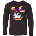 thumbnail image 3 of Inktastic My Nana Loves Me Penguin Long Sleeve Youth T-Shirt, 3 of 5