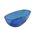 thumbnail image 6 of Rainlex 64" Freestanding Soaking Solid Surface Bathtub in Transparent Blue, 6 of 12