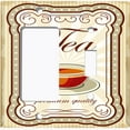 thumbnail image 2 of Metal Light Switch Wall Plate Outlet Cover (Coffee Mocha Tea Cup Beige White Frame - Single Rocker Single Toggle), 2 of 2
