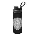 thumbnail image 1 of Botella de agua con aislamiento maya y calendario azteca, de acero inoxidable de 18 oz, novedosa, para deportes, portátil, para viajes, gimnasios al aire libre., 1 of 5
