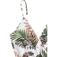 thumbnail image 3 of Women's Leopard Print Wrap Spaghetti Strap Romper Cami Jumpsuit, 3 of 5