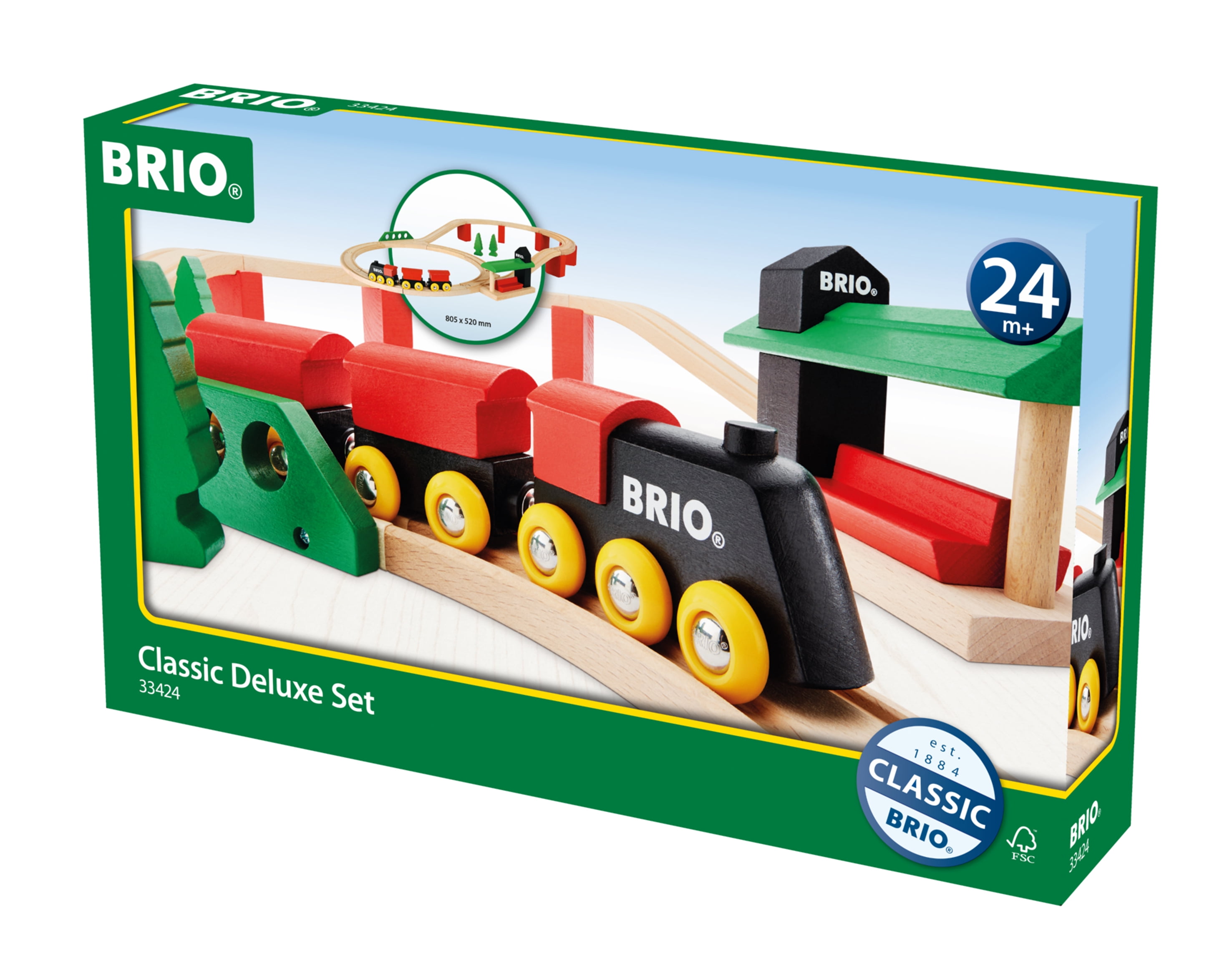 brio world deluxe train set