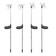 thumbnail image 3 of 4 Pack LED Solar Garden Stake Light Color-Changing Butterfly, Dragonfly With Luminous Stake Outdoor Garden Decor Figurines Light Landscape Lighting for Path, Yard, Lawn, Patio, 3 of 8