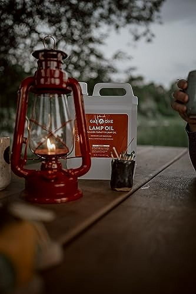 GasOne Liquid Paraffin Smokeless Lamp Oil, 128 oz
