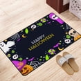 thumbnail image 3 of DouZhe Halloween Spooky Elements Rugs Doormat, Non-Slip Machine Washable Carpets Floor Door Mat , 36" x 24", 3 of 6