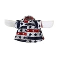 thumbnail image 2 of Sruoe 7 Inch Desk Goose Outfits, Mini Patriotic Star‑Striped Button‑Up Shirt Porch Goose Clothes, Desktop Goose Outfits, Costume Clothes for Table Decor, Independence Day Tabletop Goose Accessory, 2 of 6