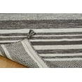 thumbnail image 4 of K2 Floor Style Andes Canyon Graphite Hand Made Cotton Chenille Area Rug, 4 of 5