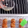 thumbnail image 2 of VONKY 3Pcs Silicone Spatulas Cake Cream Butter Scraper Brush Resistant Green, 2 of 6