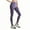 Purple, variant on WIZUTIZ Compression Leggings for Women Thin Stylish Slimming Yoga Leggings Spandex Elastic High Rise Full Length Trousers Solid Trousers for Ladies Tiktok Trend Items Street Gray