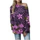 thumbnail image 1 of Blusa de manga larga con estampado floral a la moda para mujer Fridja fjkfkj7006, 1 of 5