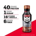 thumbnail image 3 of Muscle Milk Pro Advanced Nutrition Protein Shake, Knockout Chocolate, 14 Fl Oz Bottle, 12 Pack, 40g Protein, 1g Sugar, 16 Vitamins & Minerals, 6g Fiber, Workout Recovery, Packaging May Vary, 3 of 5