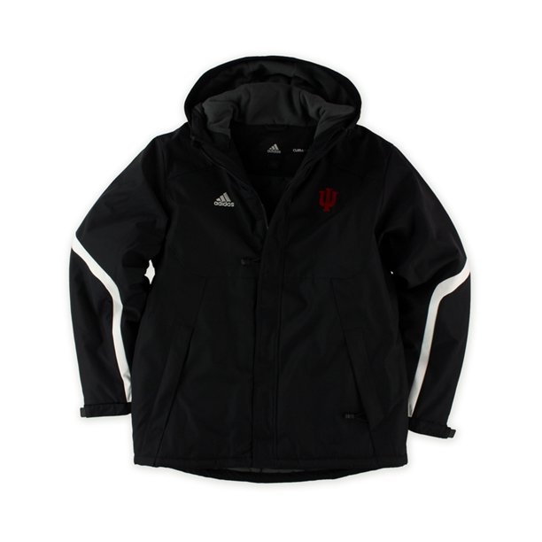 Parka con Capucha Adidas U Of Illinois Stadium Negro Pequeño Anorak