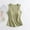 Green, variant on Women Sleeveless Tank Pajamas Summer Built In Chest Pads Loose Airy Sleepwear