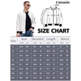 thumbnail image 5 of Colsmile Men's Bomber Jacket, Casual Lightweight Zip Up Varsity Jacket, Fashion Outerwear for Men, 5 of 9