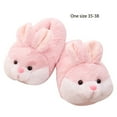 thumbnail image 5 of ZPAQI Bunny Bag Heel Plush Slippers Winter Warm Animal Slippers Home Slippers, 5 of 15