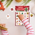 thumbnail image 2 of Ensemble de Cartes de Jeu de Bingo de Noël Réutilisables, Cartes de Bingo Festives pour les Fêtes, Activités Intérieures, Jeux de Noël pour Réunion de Famille, 2 of 7