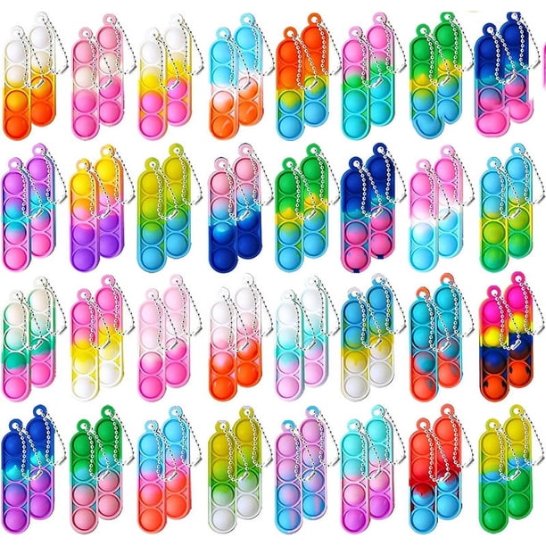 Mini llavero con colgante de mochila, juguete de descompresión musical con burbujas para los dedos, Mouse Killer Pioneer