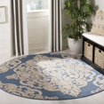 thumbnail image 2 of SAFAVIEH Indoor Outdoor MNR152A Monroe Collection Blue Rug, 2 of 10