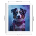 thumbnail image 2 of Paint By Numbers Kit for Adults Beginner - DIY Blue Eyed Dog With Colorful Scarf Canvas Painting Kits for Adults, Frameless Paint By Number for Adults for Home Wall Decor 16x20 Inch, 2 of 7
