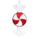thumbnail image 1 of Colgante Caramelo Pintado Colgante de caramelo de 15 cm, piruletas artificiales de PVC, adorno colgante para árbol de Navidad G Ehuebsd Libre de BPA, 1 of 3
